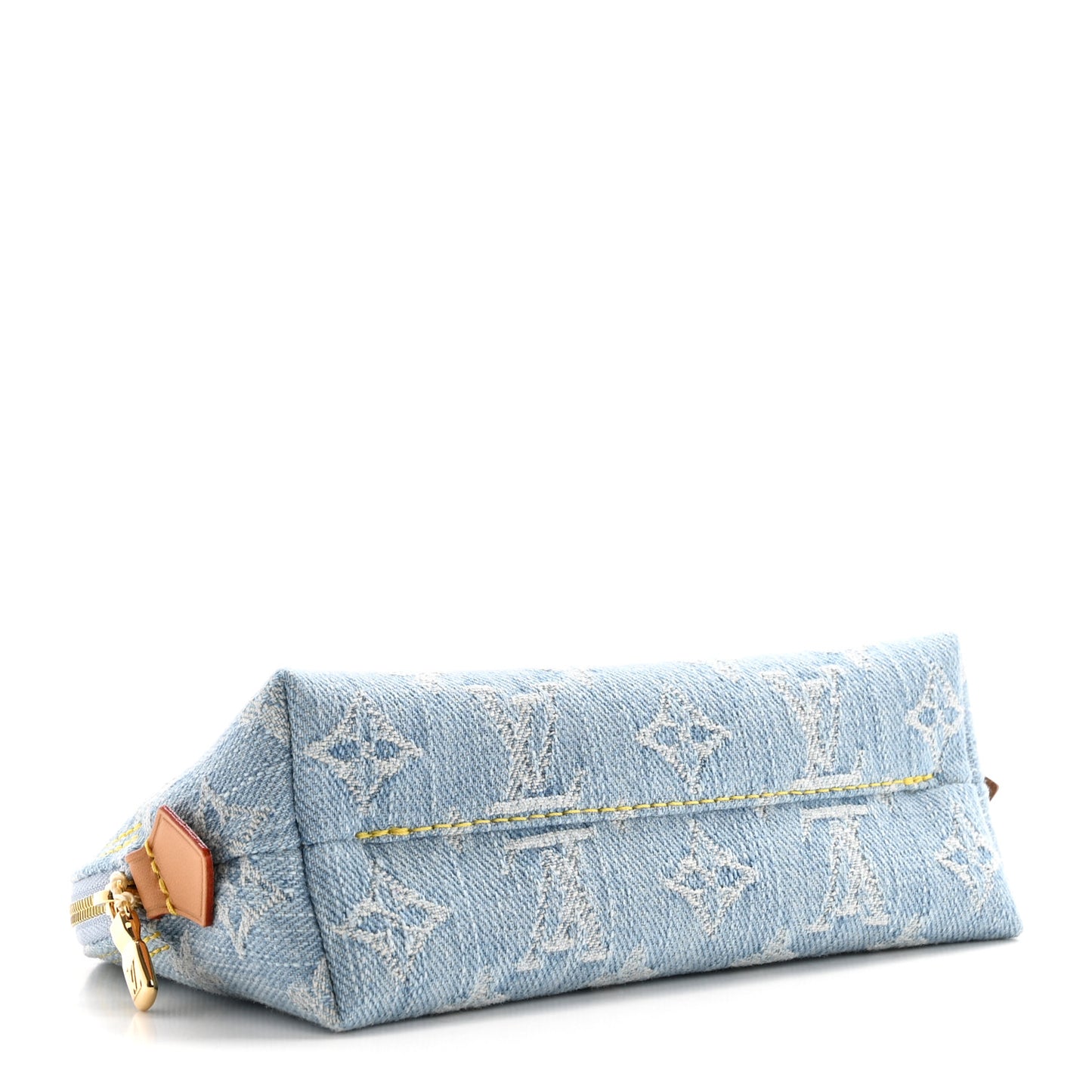 Denim Monogram Pochette Cosmetique PM Sky Blue