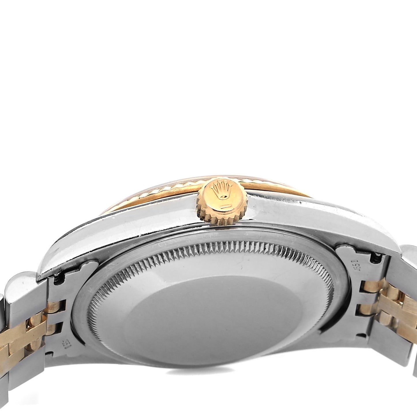 Stainless Steel 18K Yellow Gold 36mm Oyster Perpetual Datejust Watch Champagne 16233