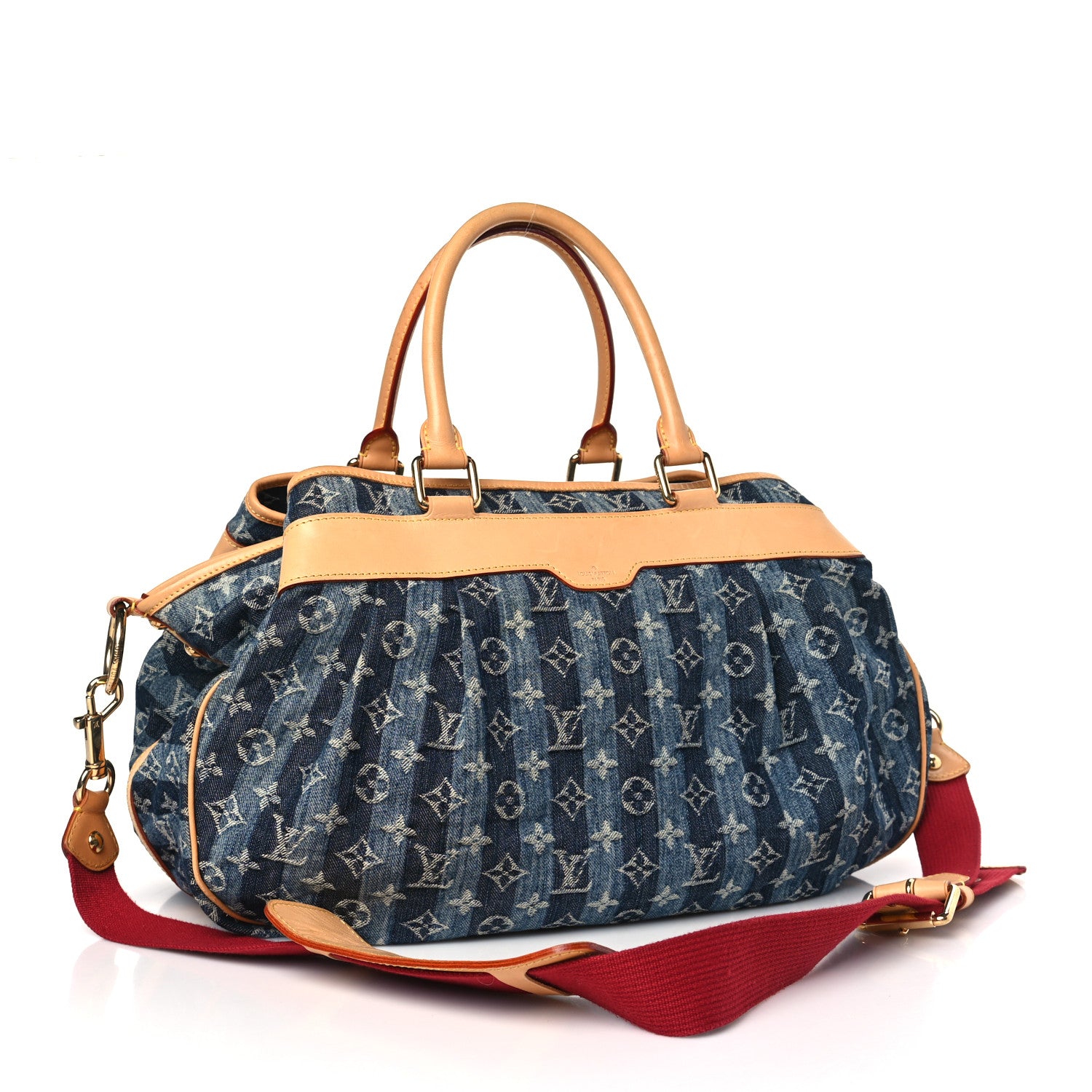 Louis Vuitton Denim Raye Cabas GM 3 of 9