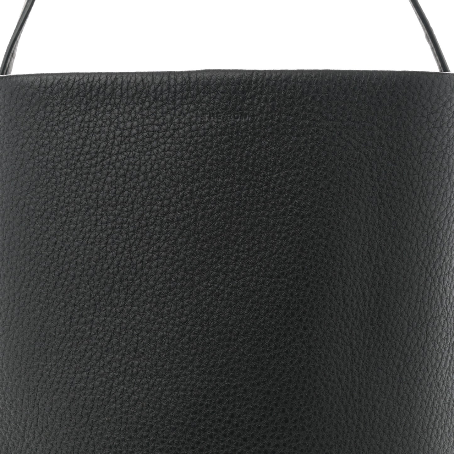 Grained Calfskin Medium N/S Park Tote Black