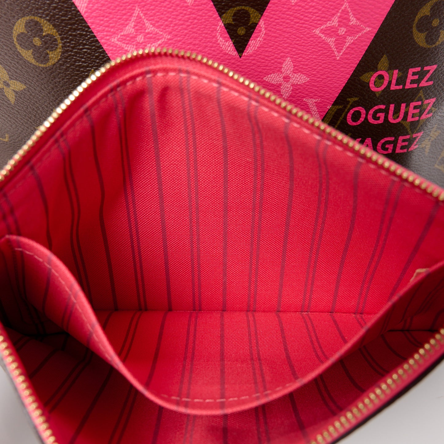 Monogram V Neverfull MM Grenade