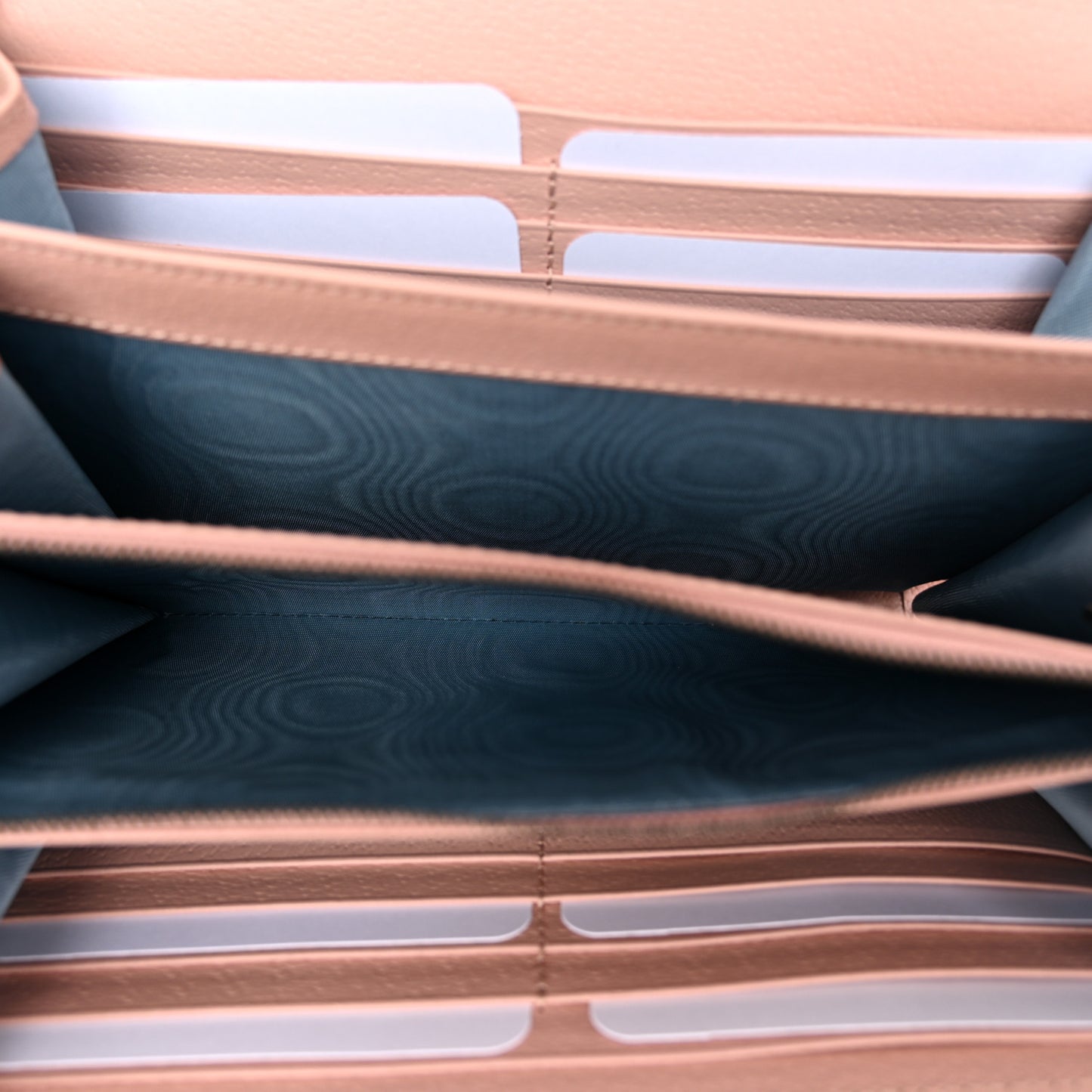 Dollar Calfskin Crystal Garden Dionysus Chain Wallet Pink