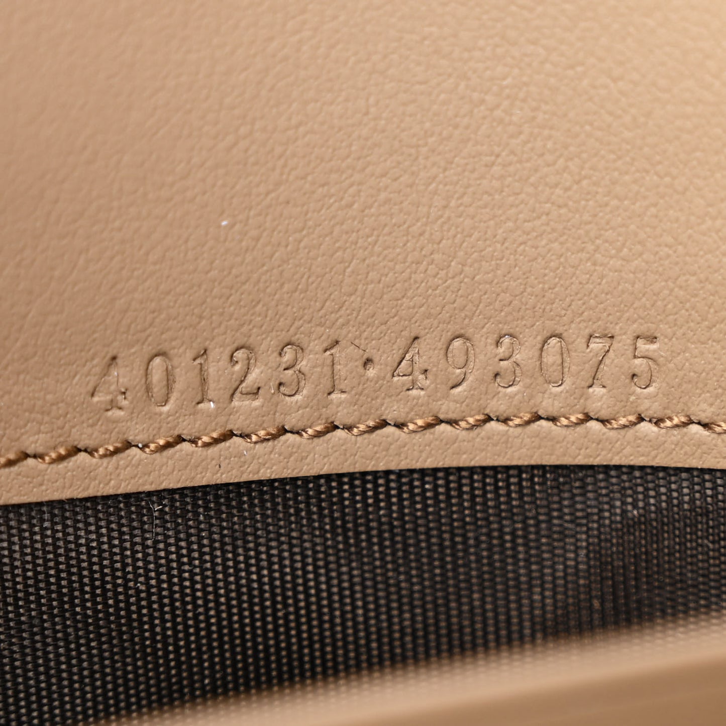 GG Supreme Monogram Mini Dionysus Chain Wallet Beige Taupe