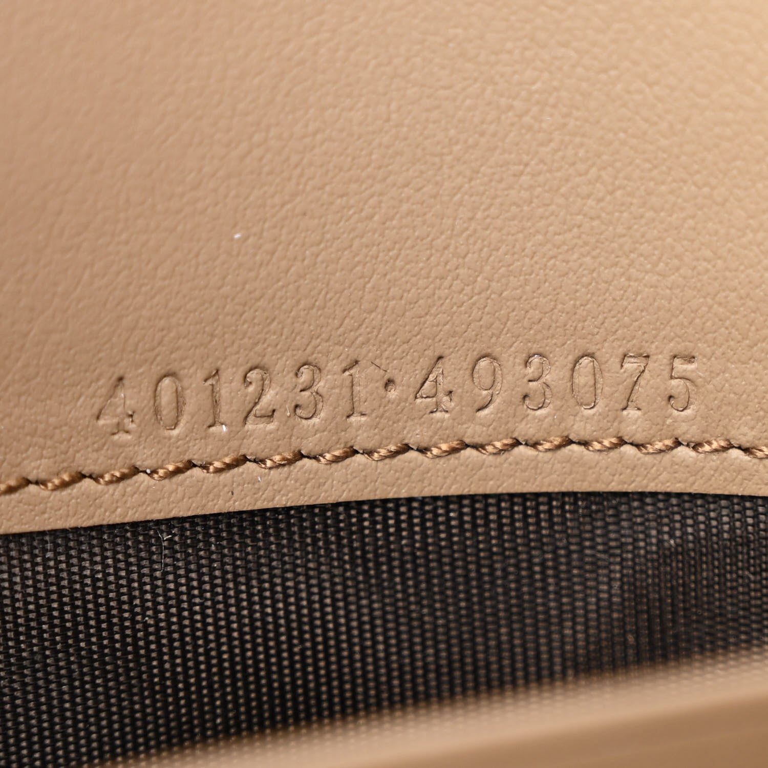Gucci GG Supreme Monogram Mini Dionysus Chain Wallet Beige Taupe 9 of 13