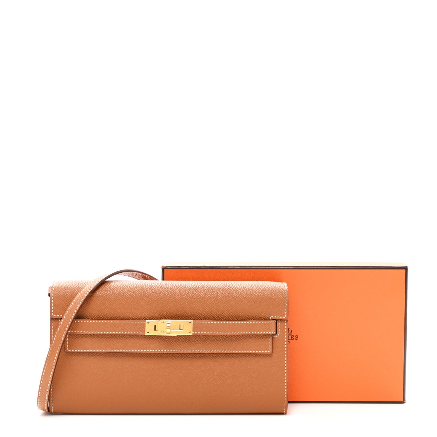 Epsom Kelly Wallet To Go Gold