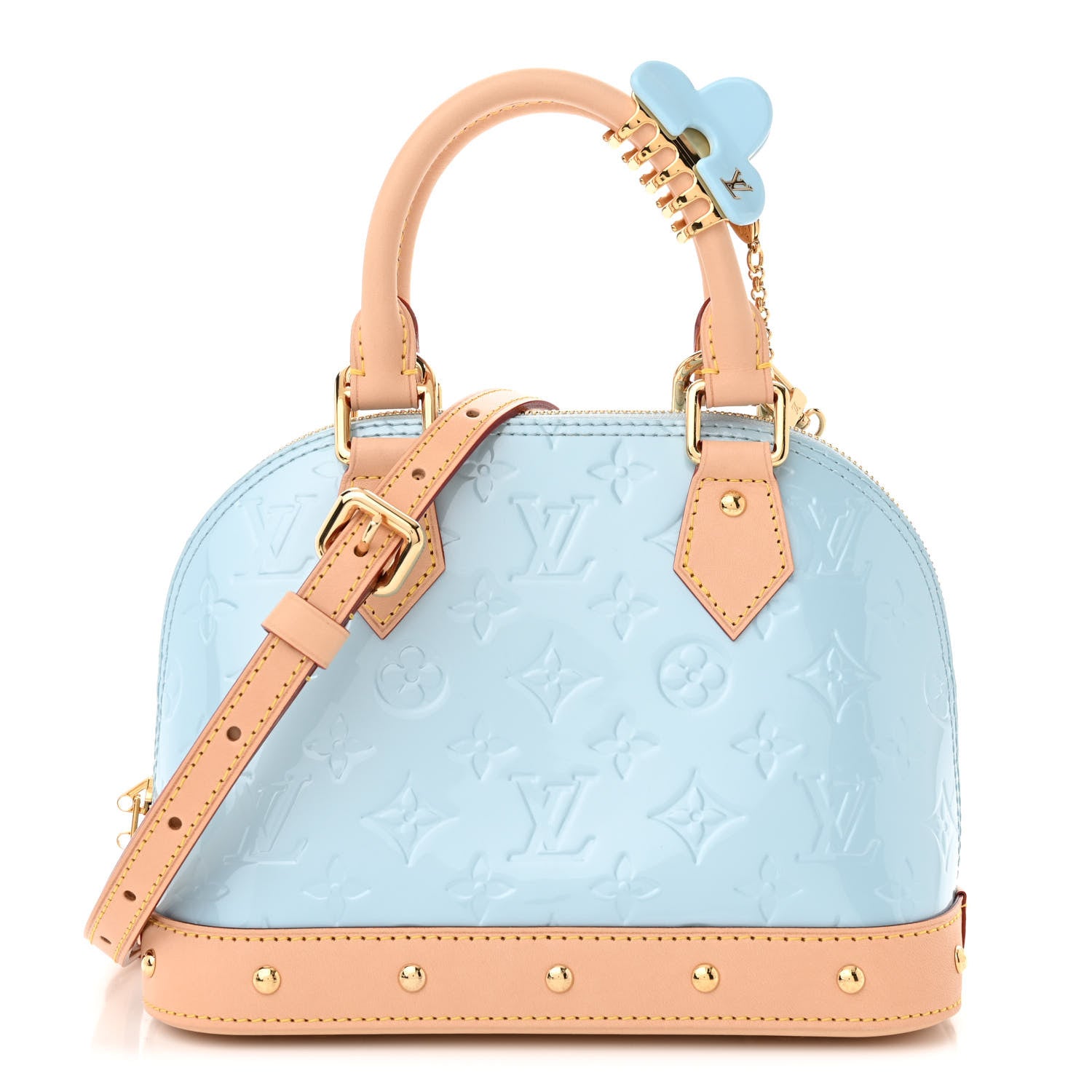 break LOUIS VUITTON ヴェルニ アルマBB リカラー ルイヴィトン】ヴェルニラインのアルマをリカラー修理した事例 - 革生活