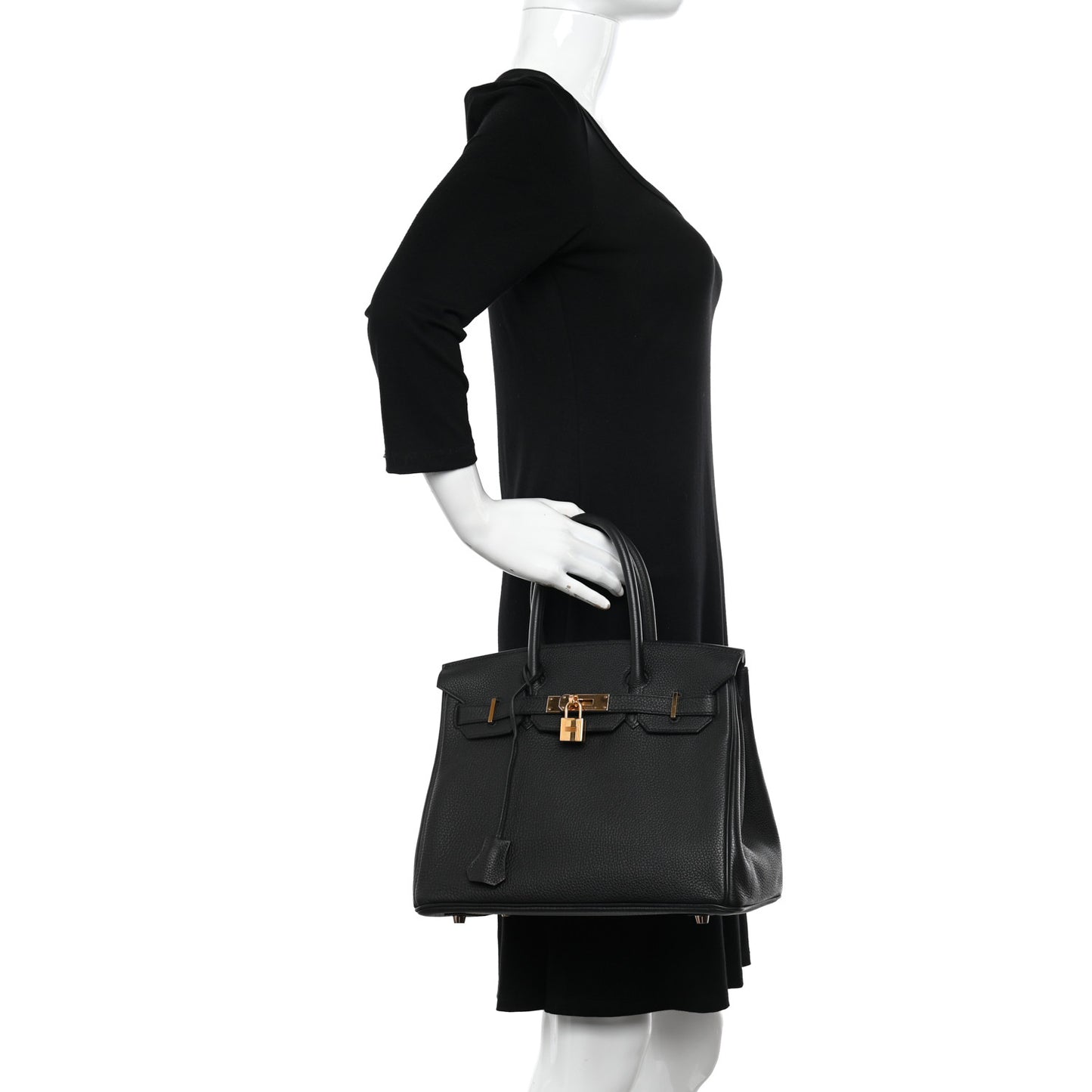 Togo Birkin 30 Black