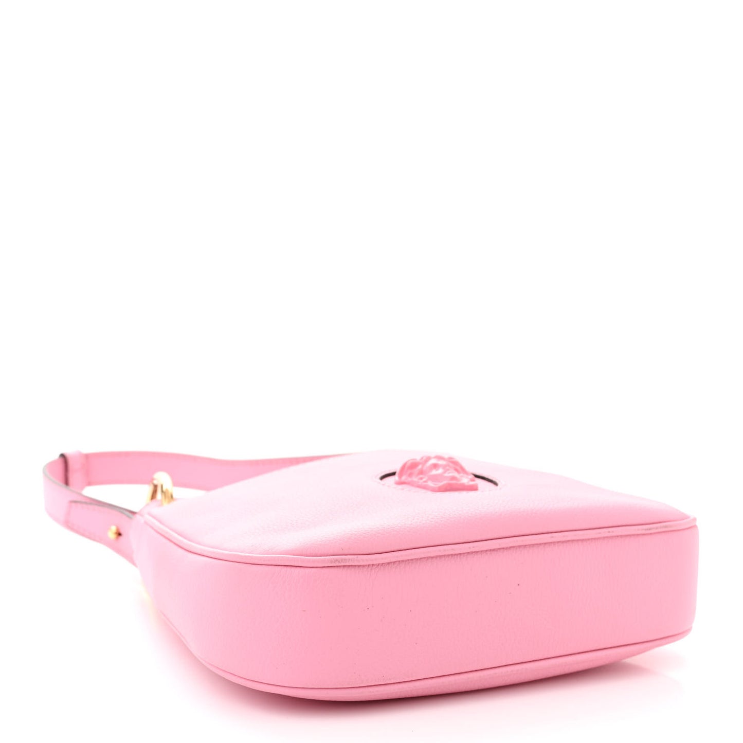 Calfskin La Medusa Small Hobo Crossbody Pink