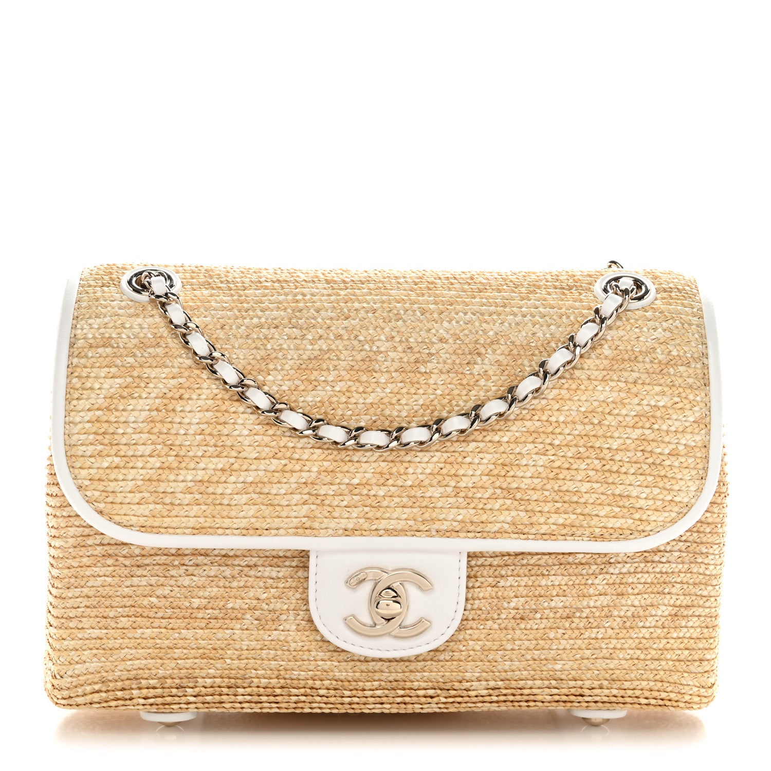 CHANEL バッグ Chanel Braided Raffia Nano Kelly Flap Bag Dark Beige 1830805