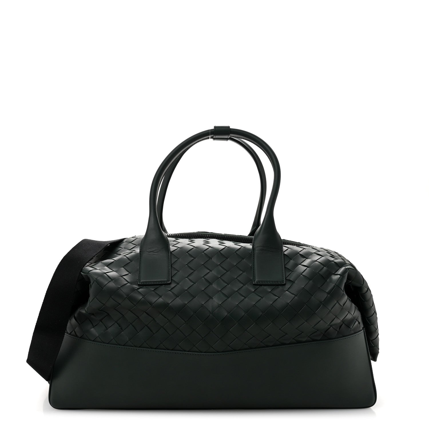 Bottega Veneta Nappa Intrecciato Travel Duffel Bag Raintree 1 of 13
