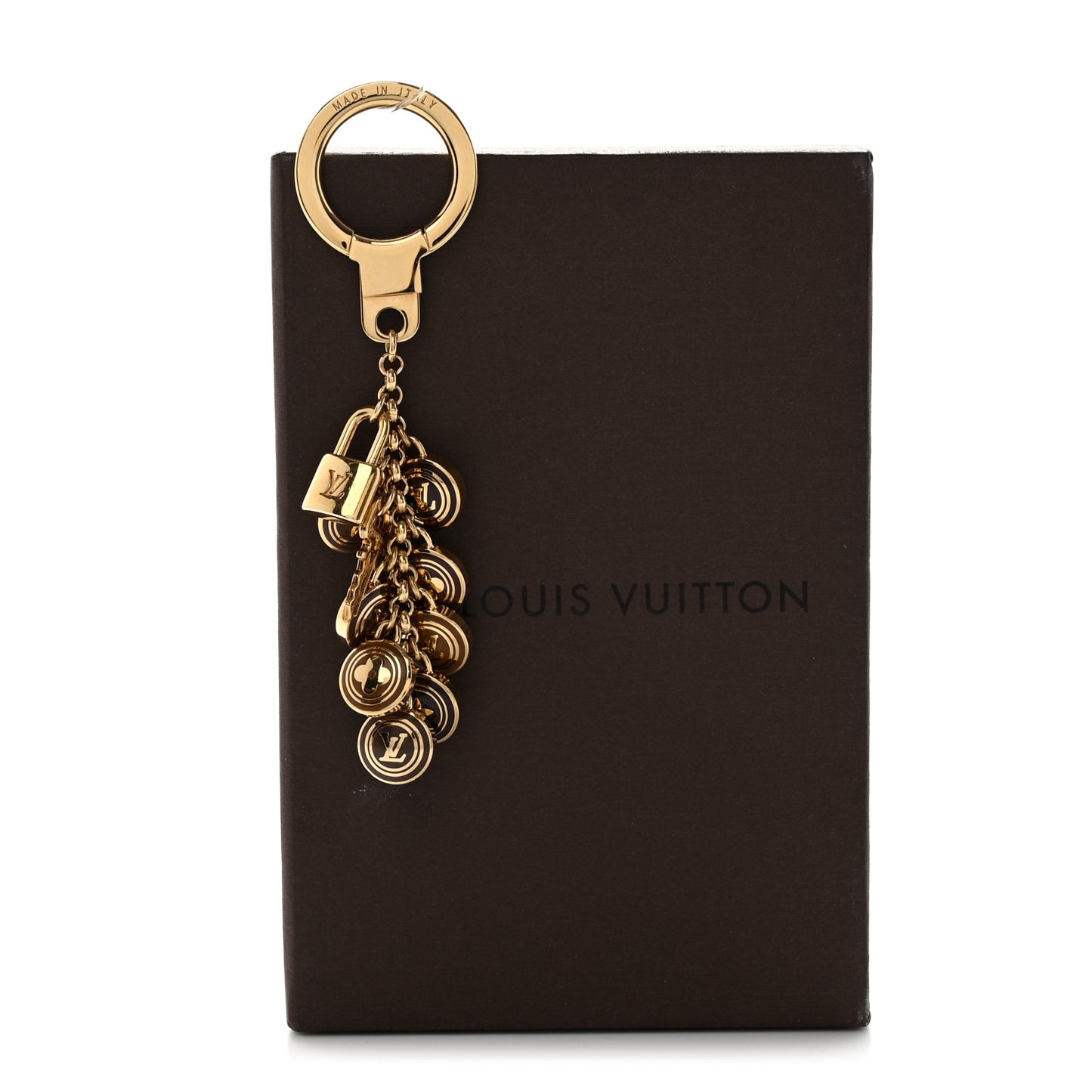 Pastilles Key Ring Holder Brown