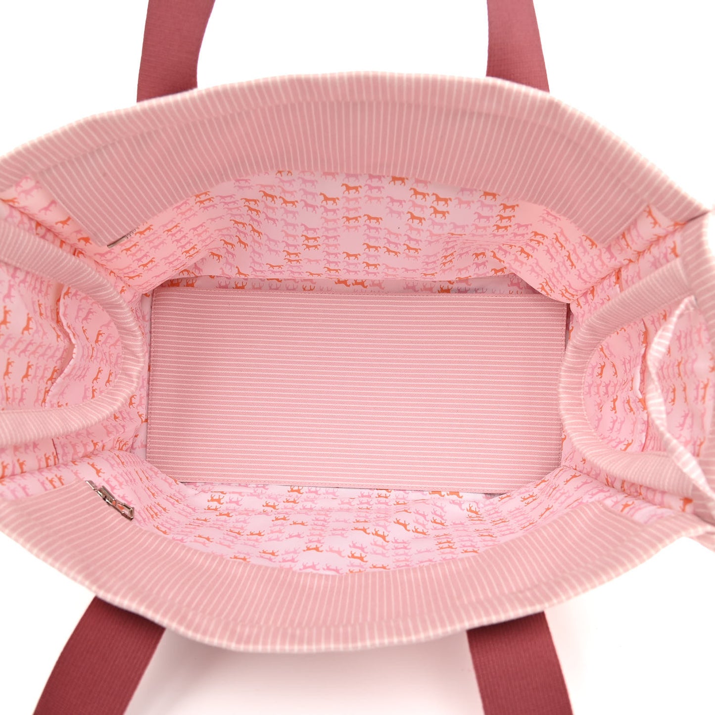 Cotton Canvas Cavalcolor Nappy Diaper Bag Rose Petal