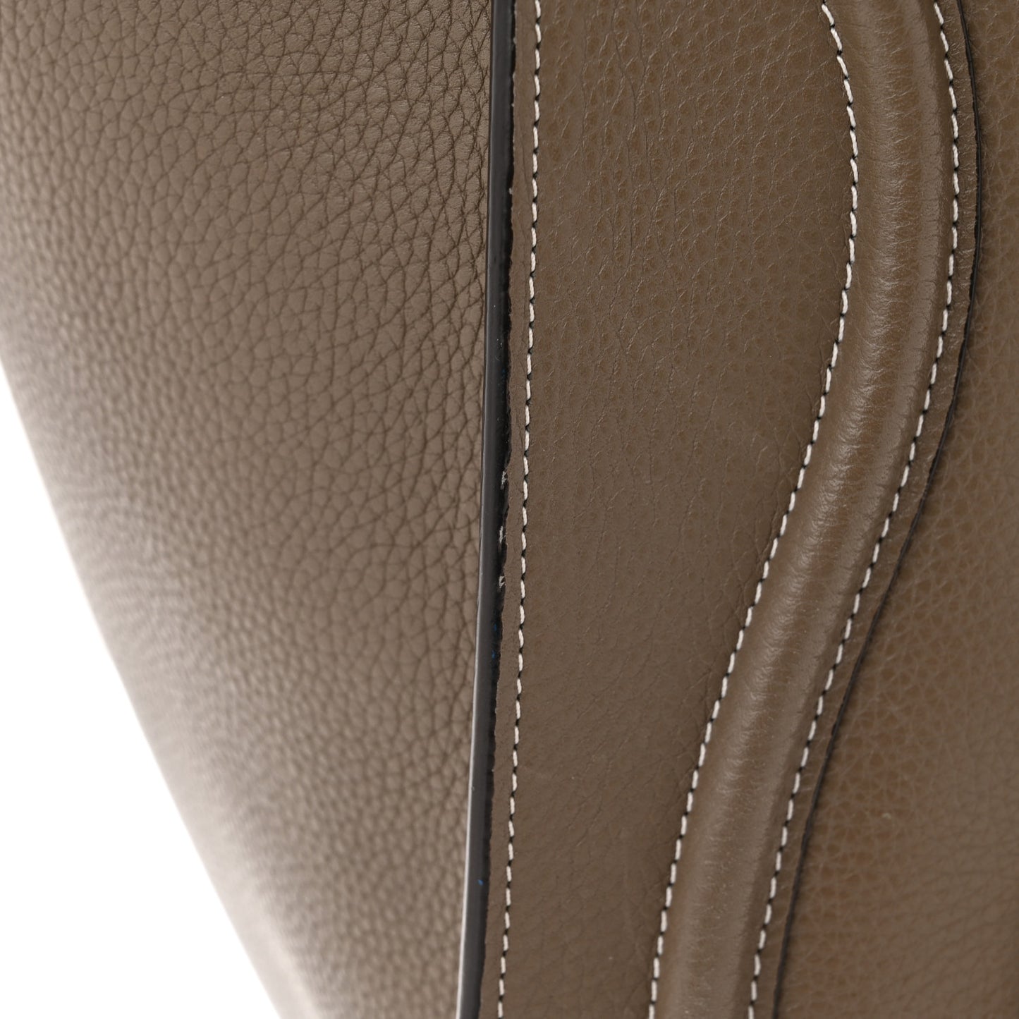 Drummed Calfskin Mini Luggage Souris