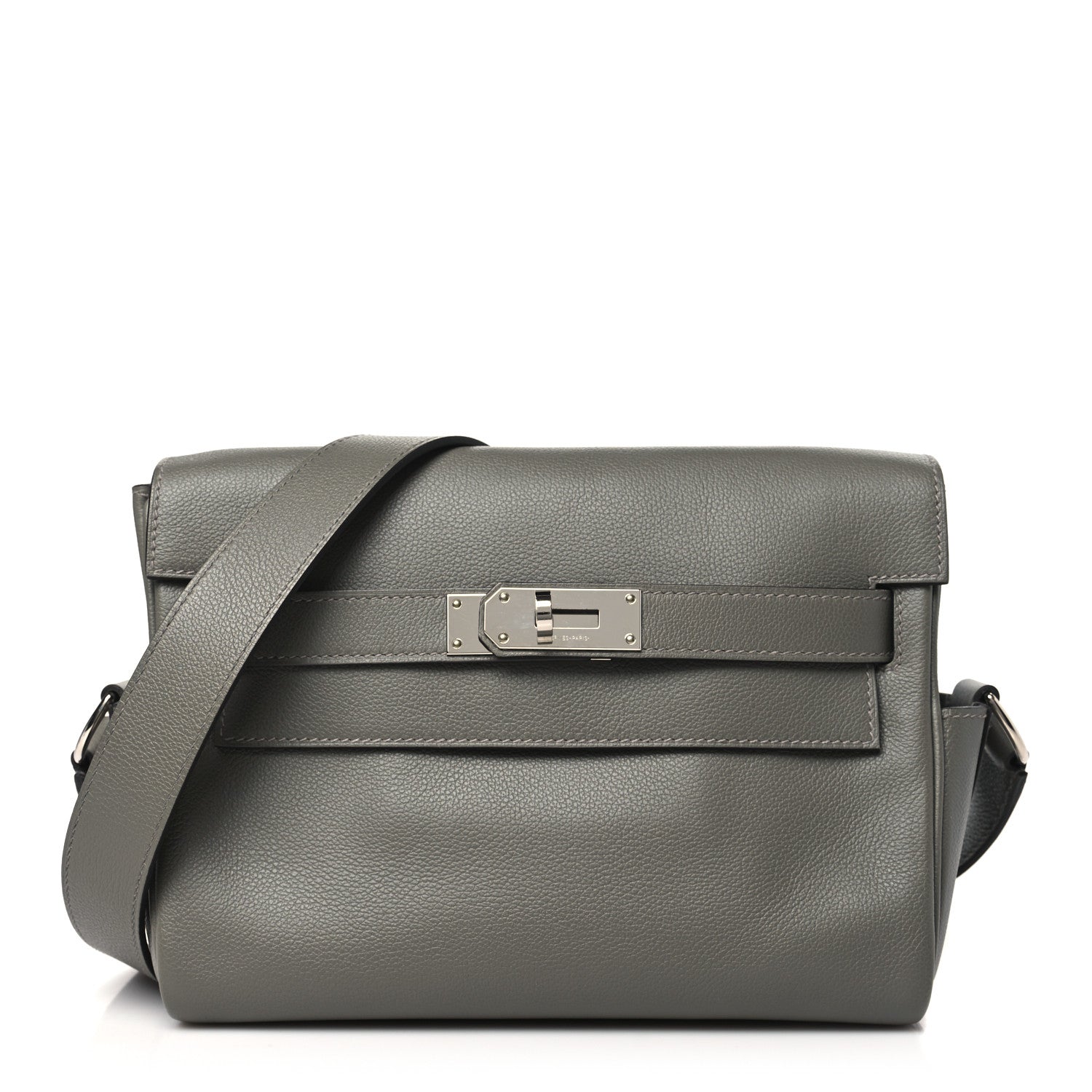 Hermes Evercolor Kelly Messenger PM Gris Meyer 1548020 – FASHIONPHILE