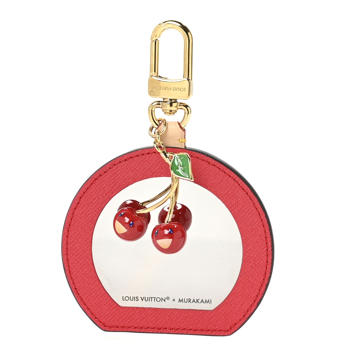 Louis Vuitton LV X TM Monogram Cerises Mini Mirror Bag Charm