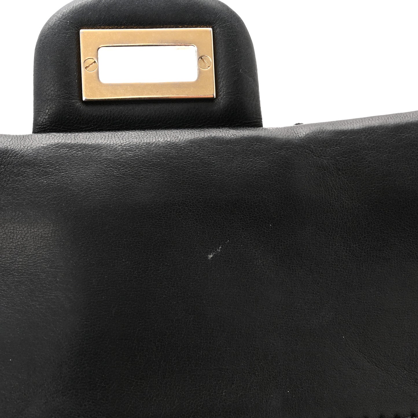 Patent Quilted 2.55 Reissue 226 Flap Black