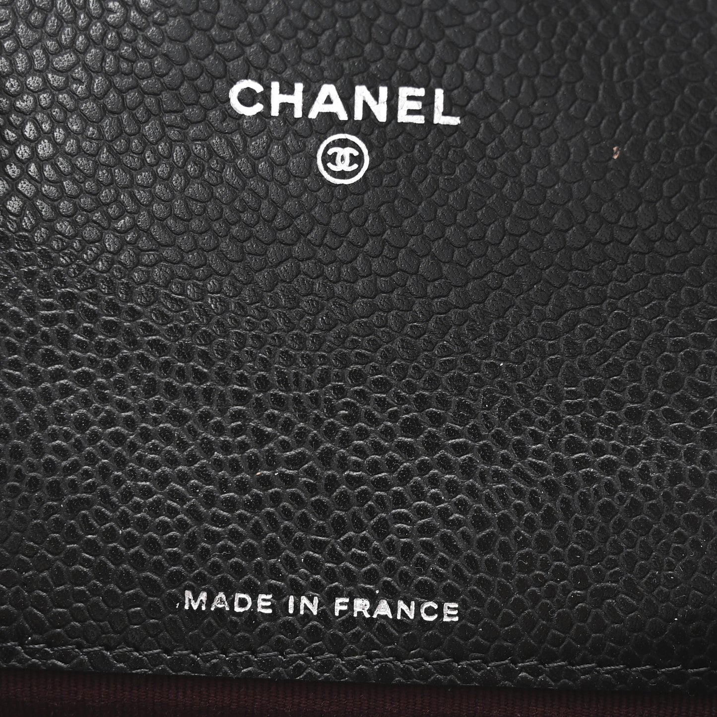 Caviar Quilted Flap Card Holder Wallet Black