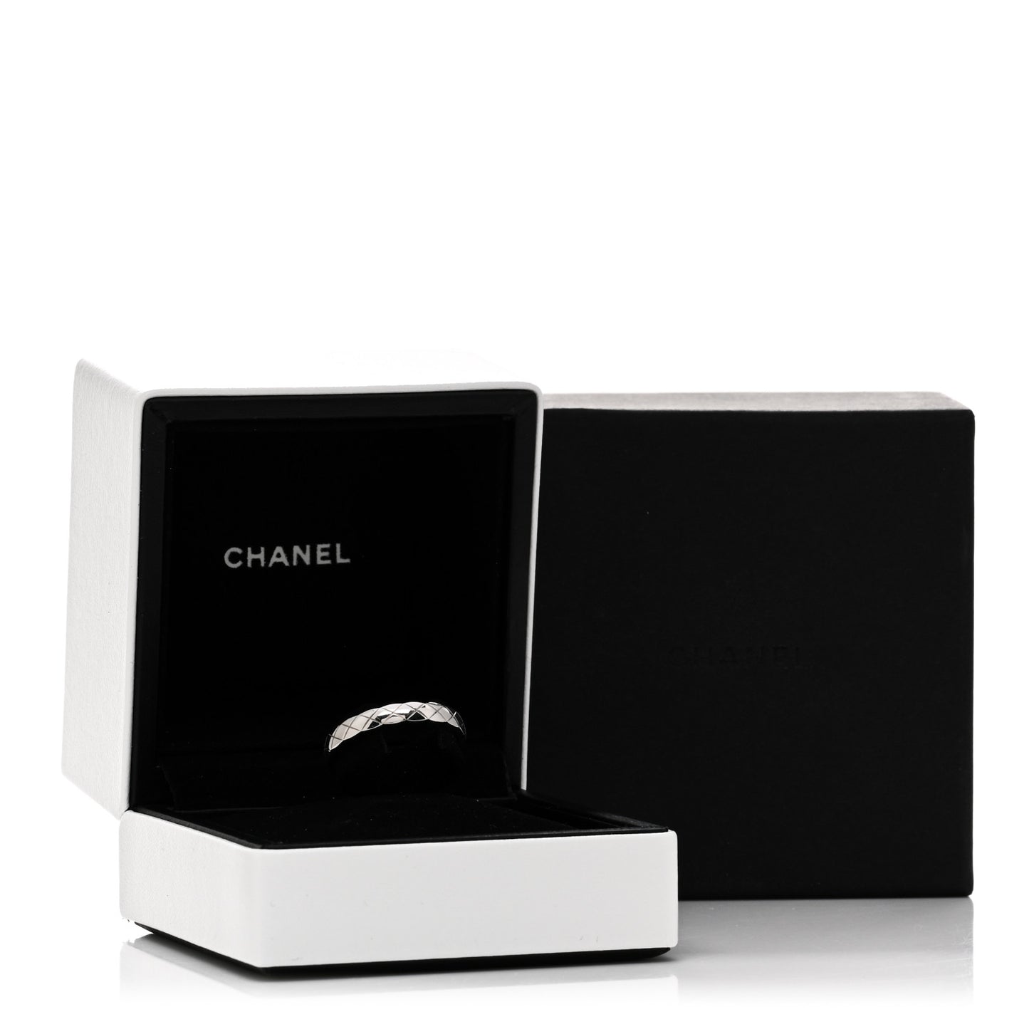 18K White Gold Mini Coco Crush Ring 56 7.5