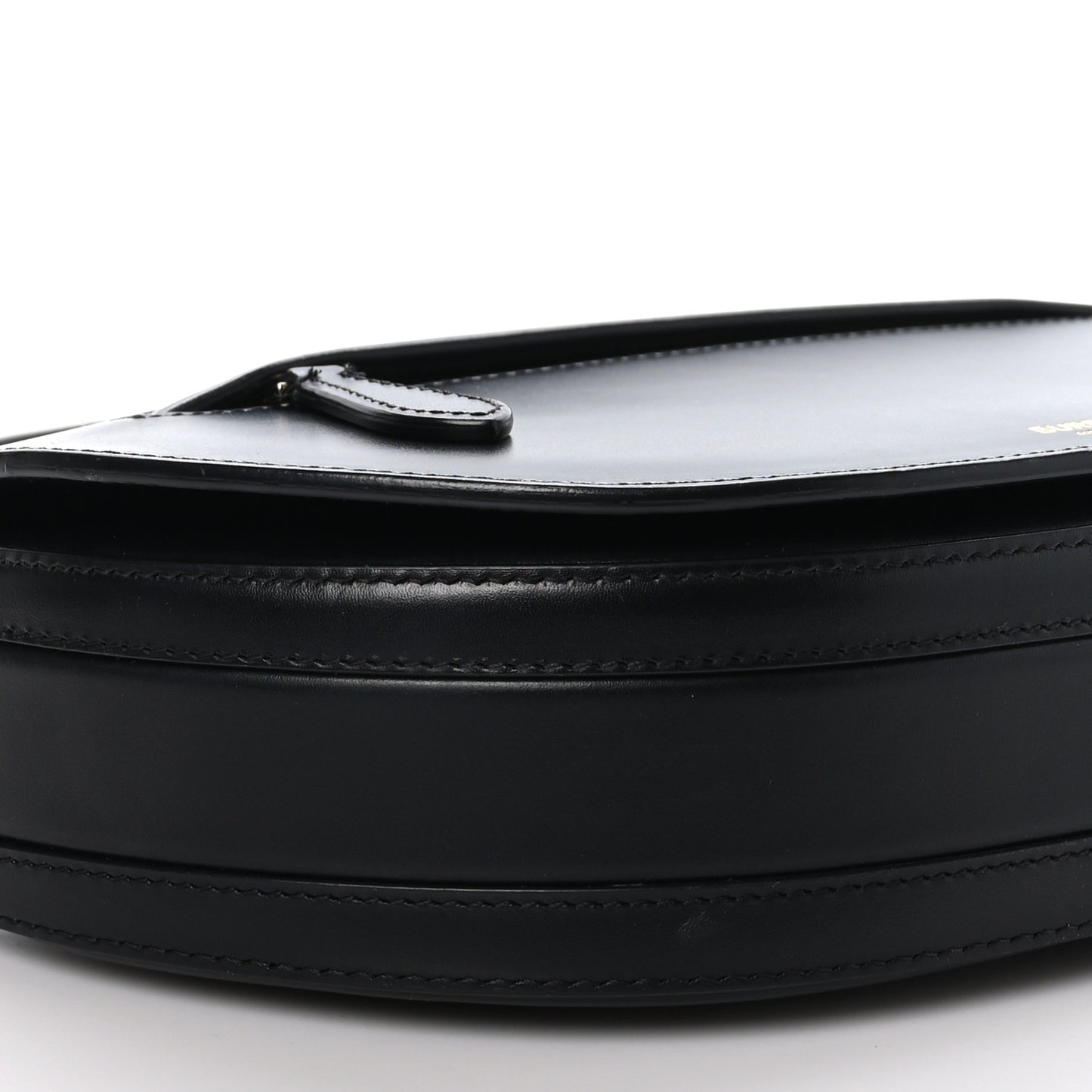 Calfskin Small Olympia Shoulder Bag Black
