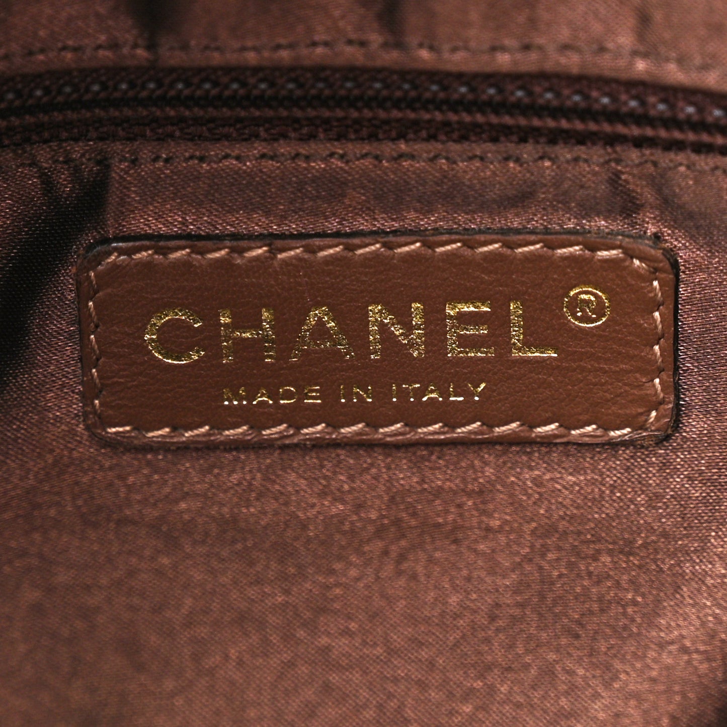 Metallic Calfskin Baby Coco Cabas Bronze