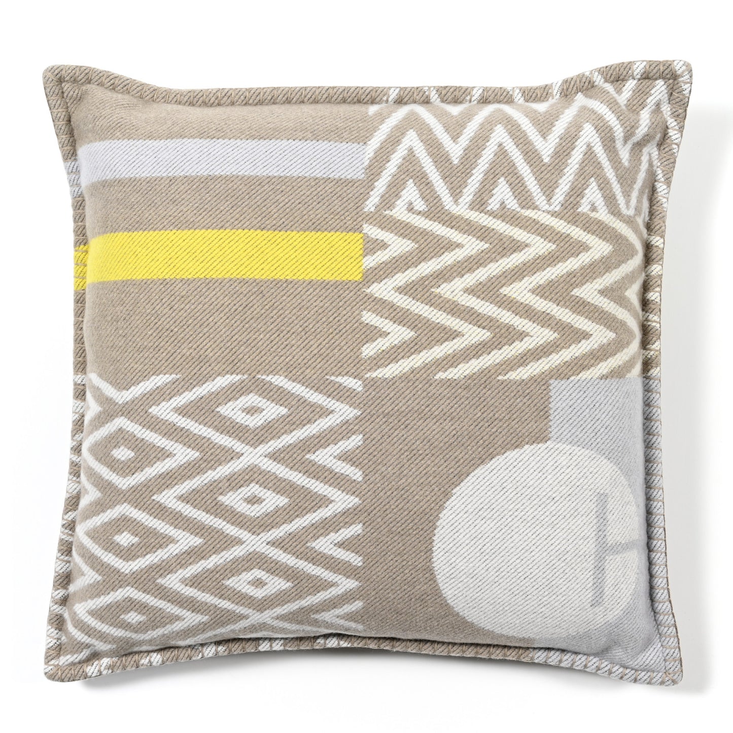 Wool Cashmere Enigmatic Pillow Grege