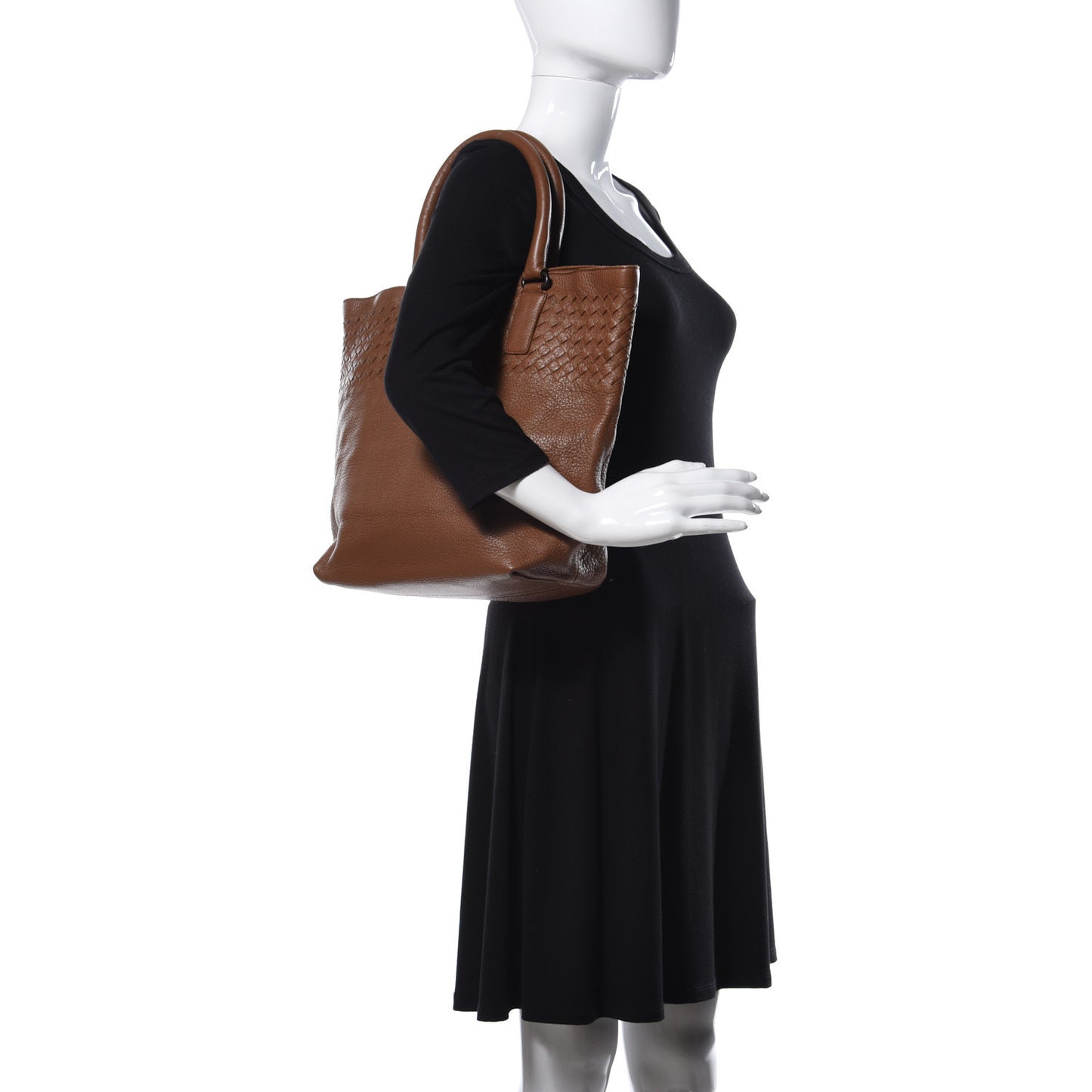 Cervo Intrecciato Tote Noce