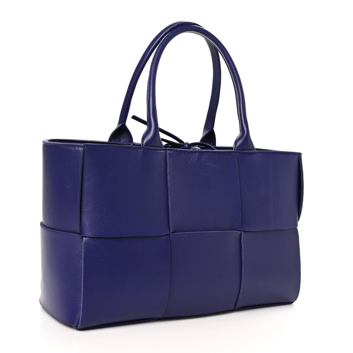 Smooth Calfskin Intrecciato Small Arco Tote Unicorn