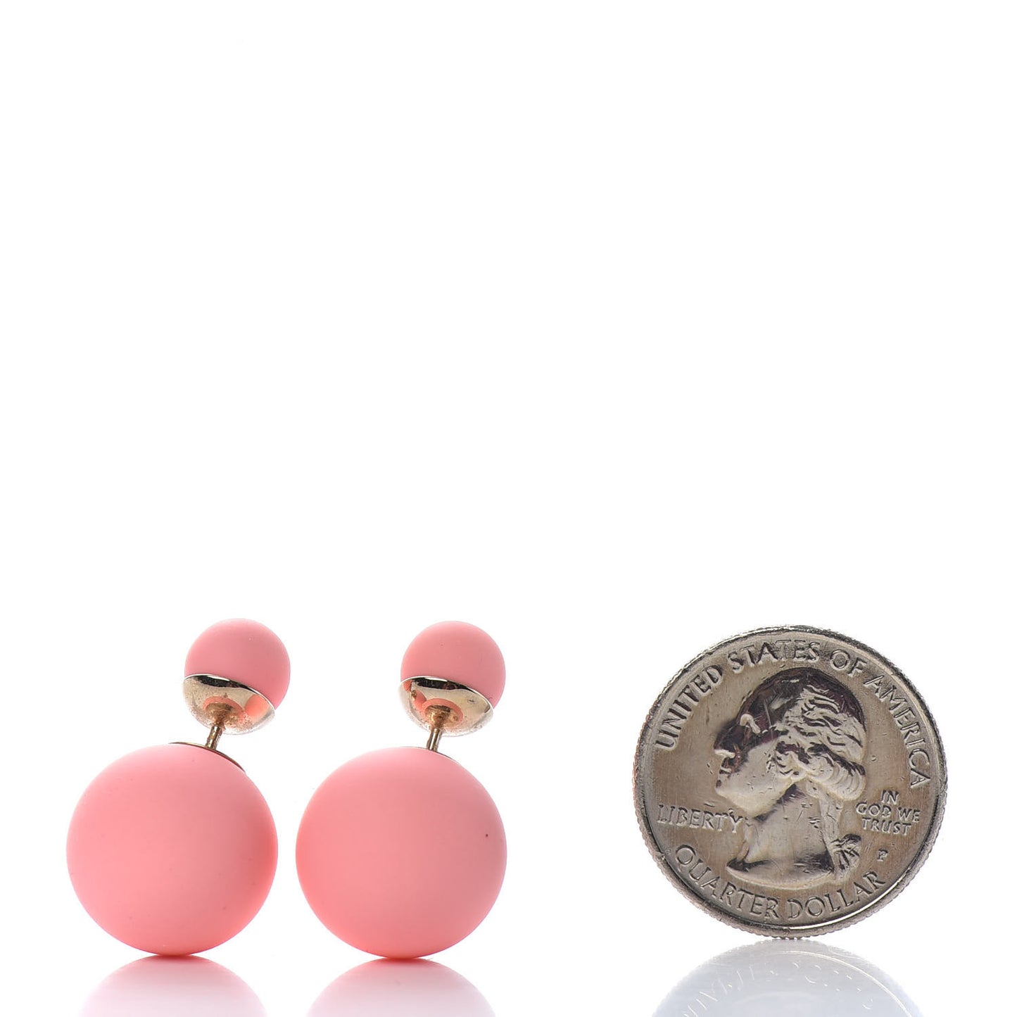 Mise En Dior Tribal Earrings Matte Pink