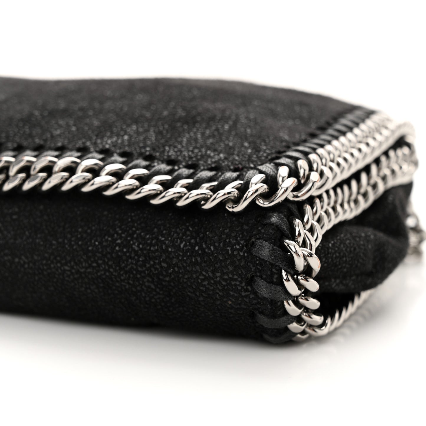 STELLA MCCARTNEY Shaggy Deer Falabella Crossbody Bag Black