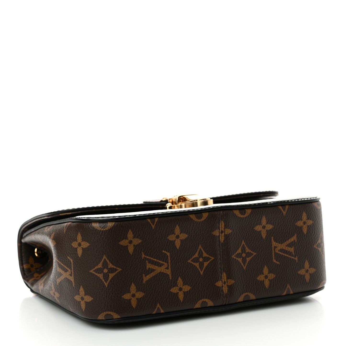 Patent Calfskin Monogram Cherrywood BB Black