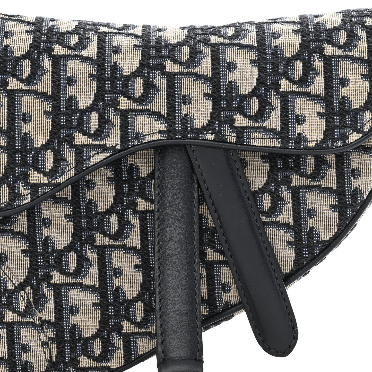 Oblique Mini Saddle Bag Blue