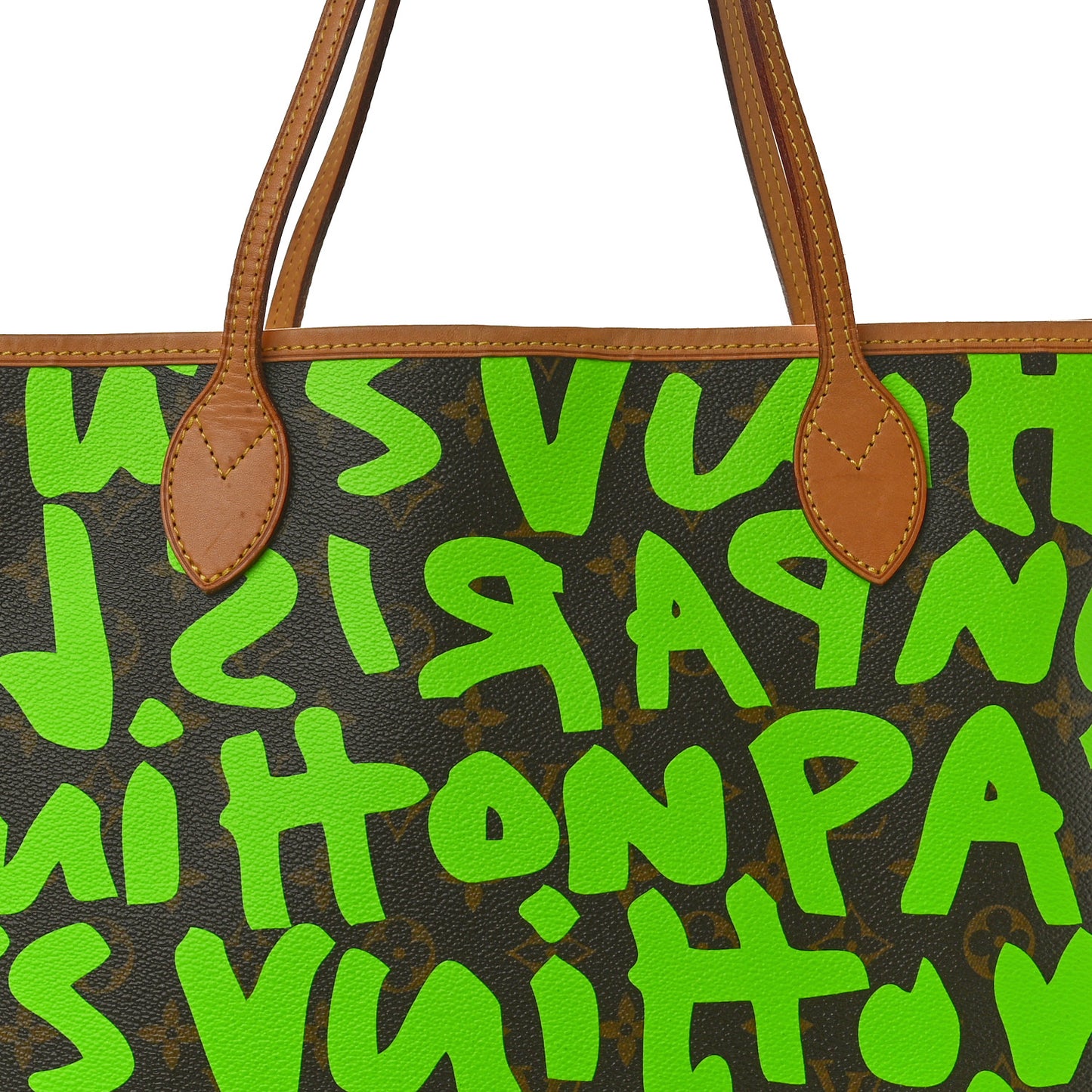 Monogram Graffiti Neverfull GM Green