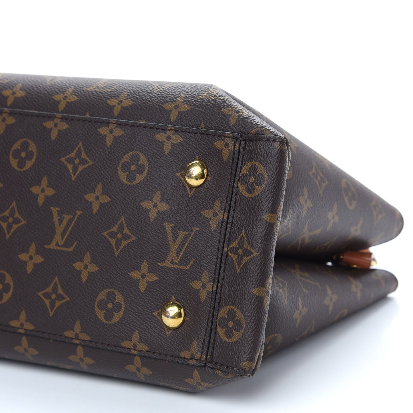 Monogram Flower Tote Caramel