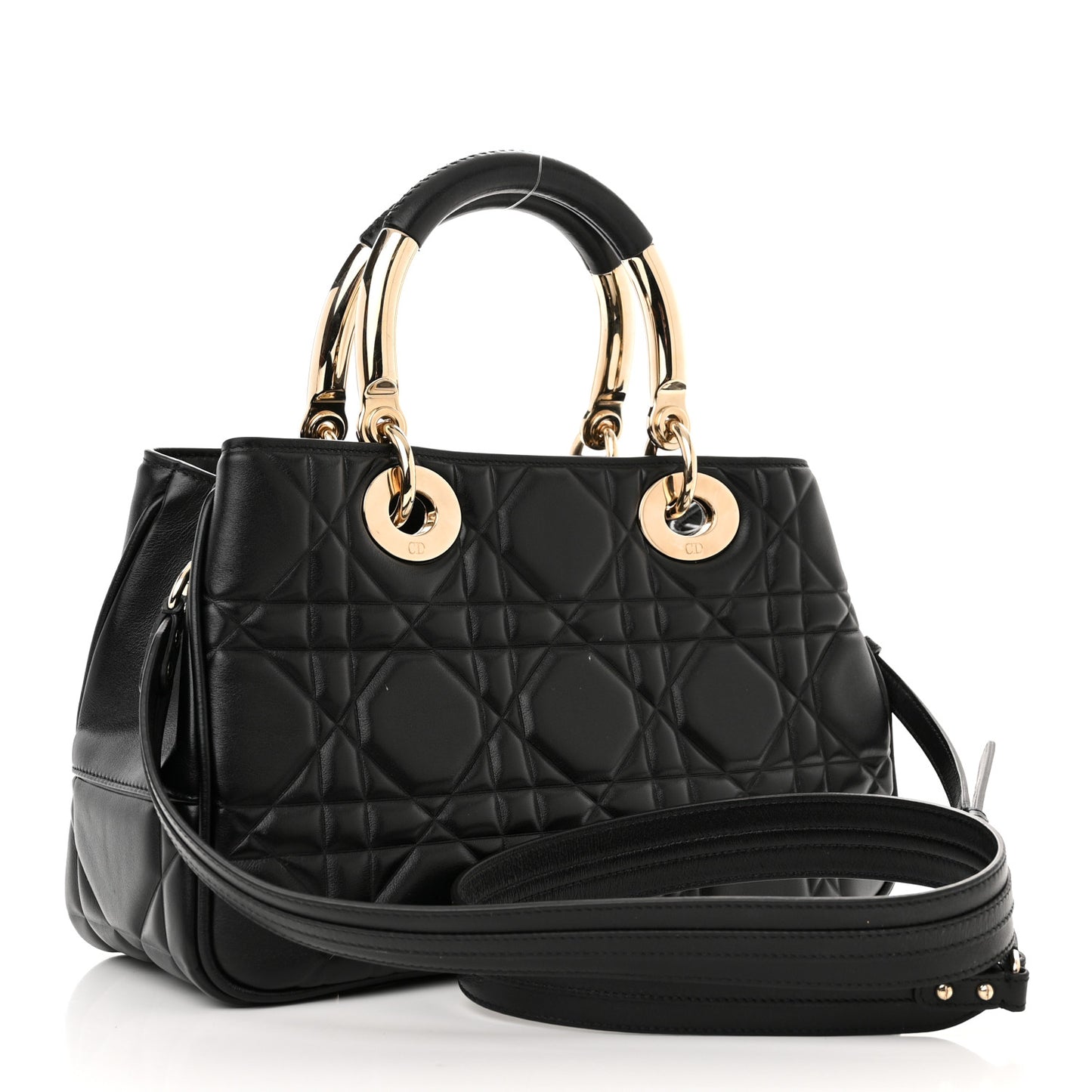 Calfskin Cannage Medium The Lady 95.22 Black