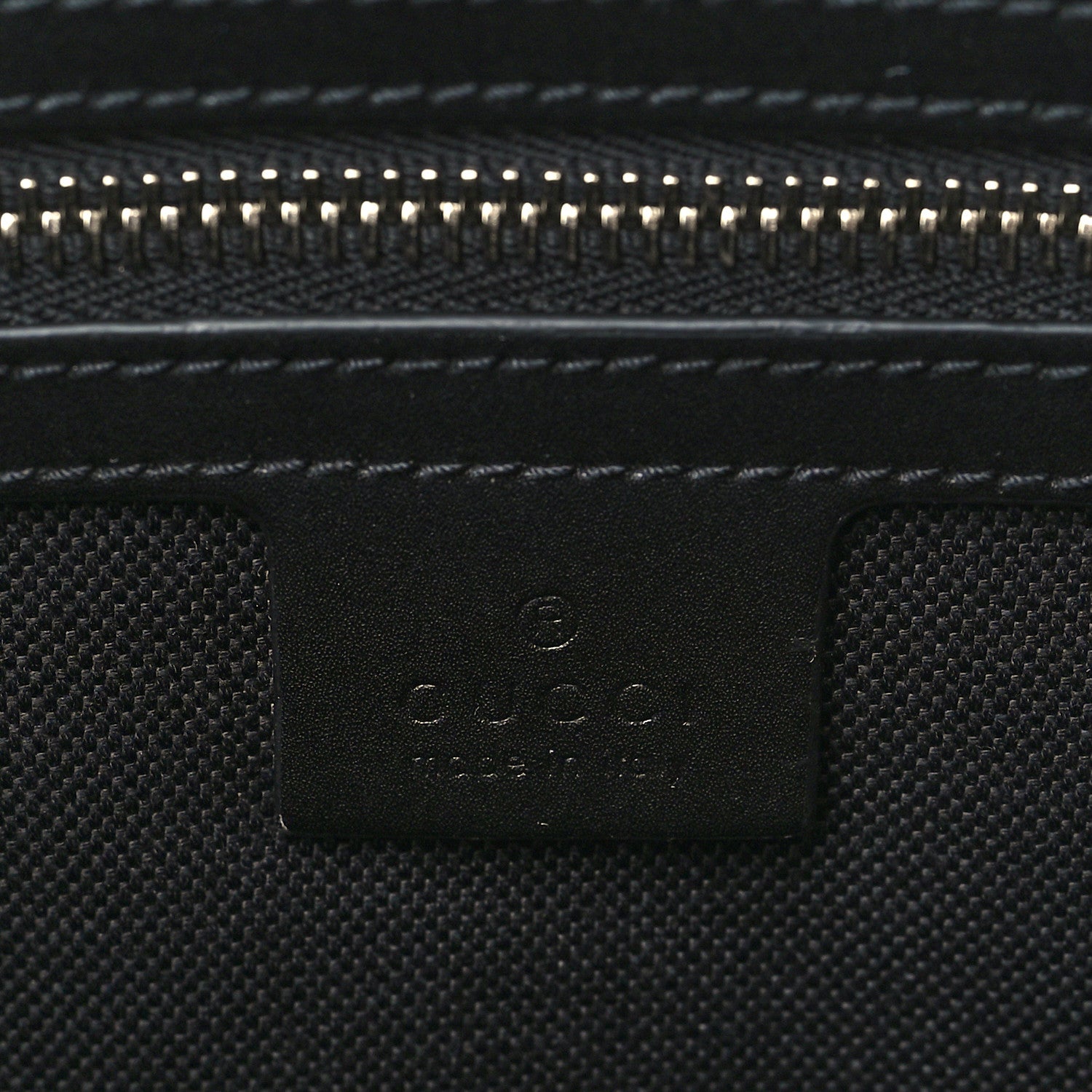 Gucci Soft GG Supreme Monogram Web Belt Bag Black Grey 6 of 9