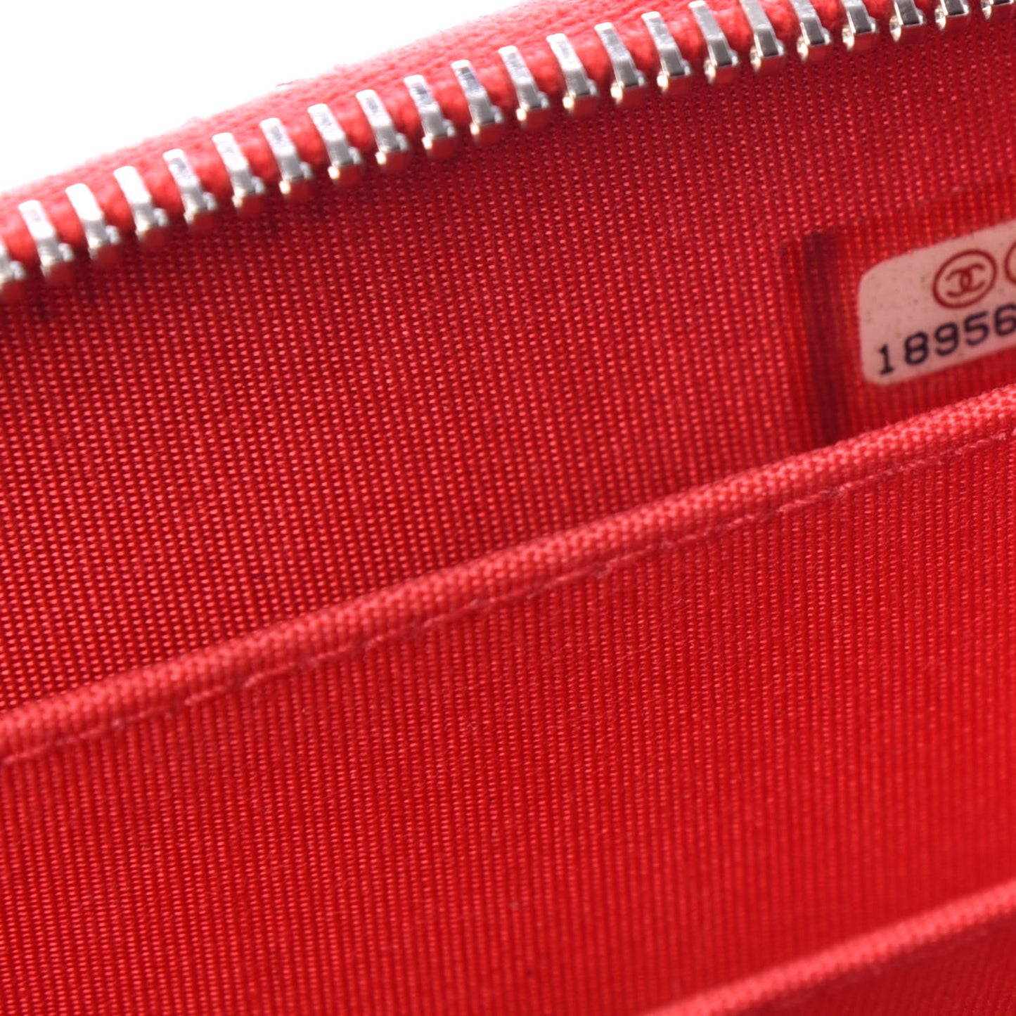 Lambskin Double Stitch Zip Coin Purse Coral Pink