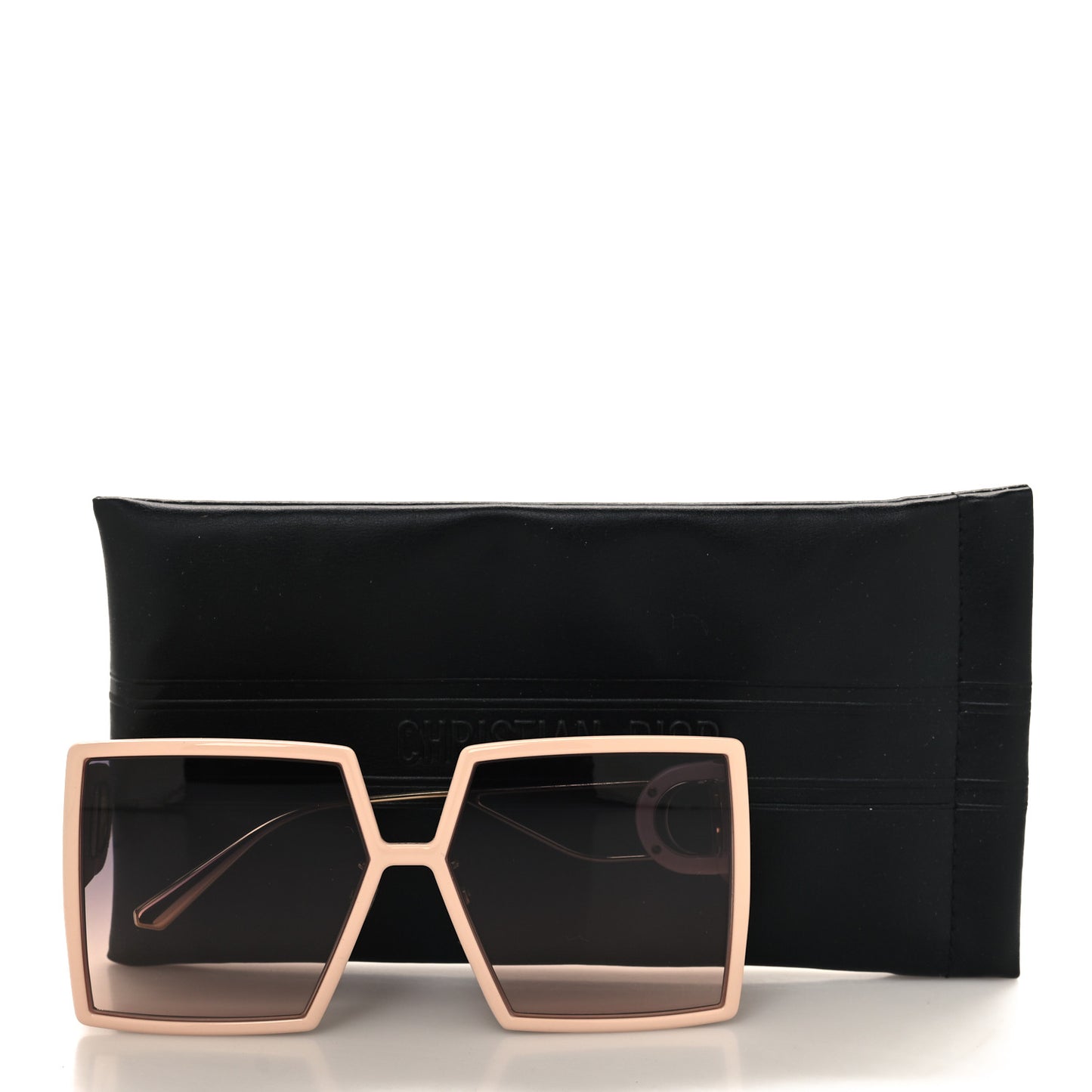 Square 30 Montaigne Sunglasses Beige