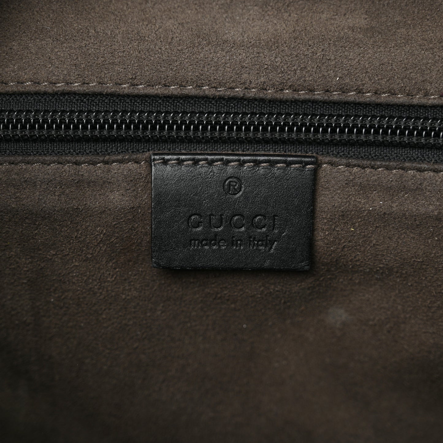 GG Supreme Monogram Single Buckle Backpack Beige Black