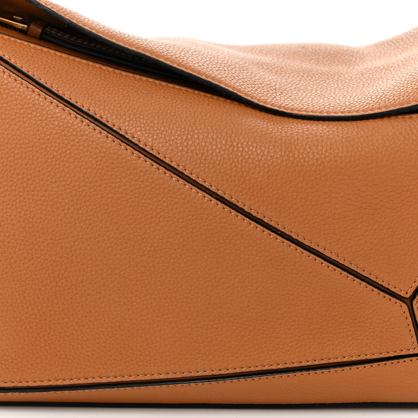 Calfskin Medium Puzzle Bag Light Caramel