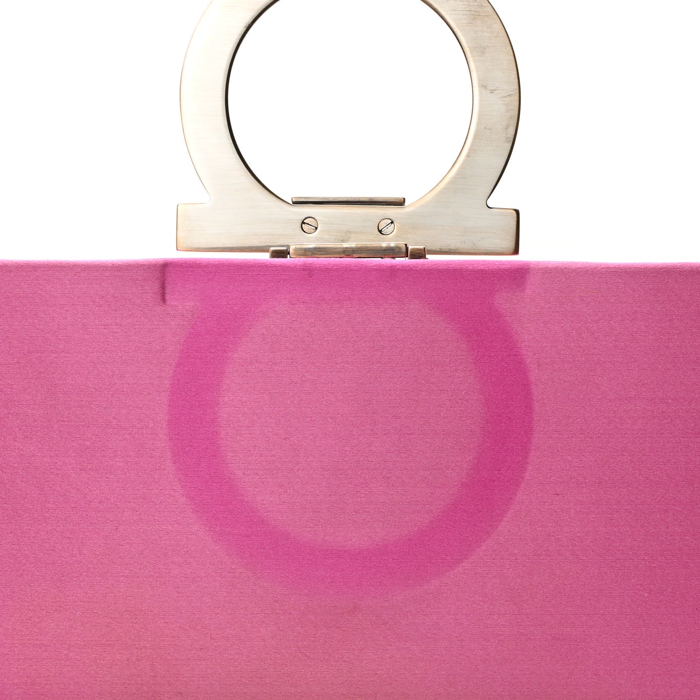 Satin Musa Gancini Clutch Geranio