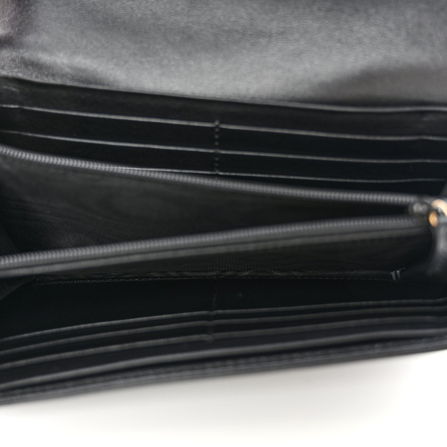 Calfskin Matelasse GG Marmont Continental Wallet Black