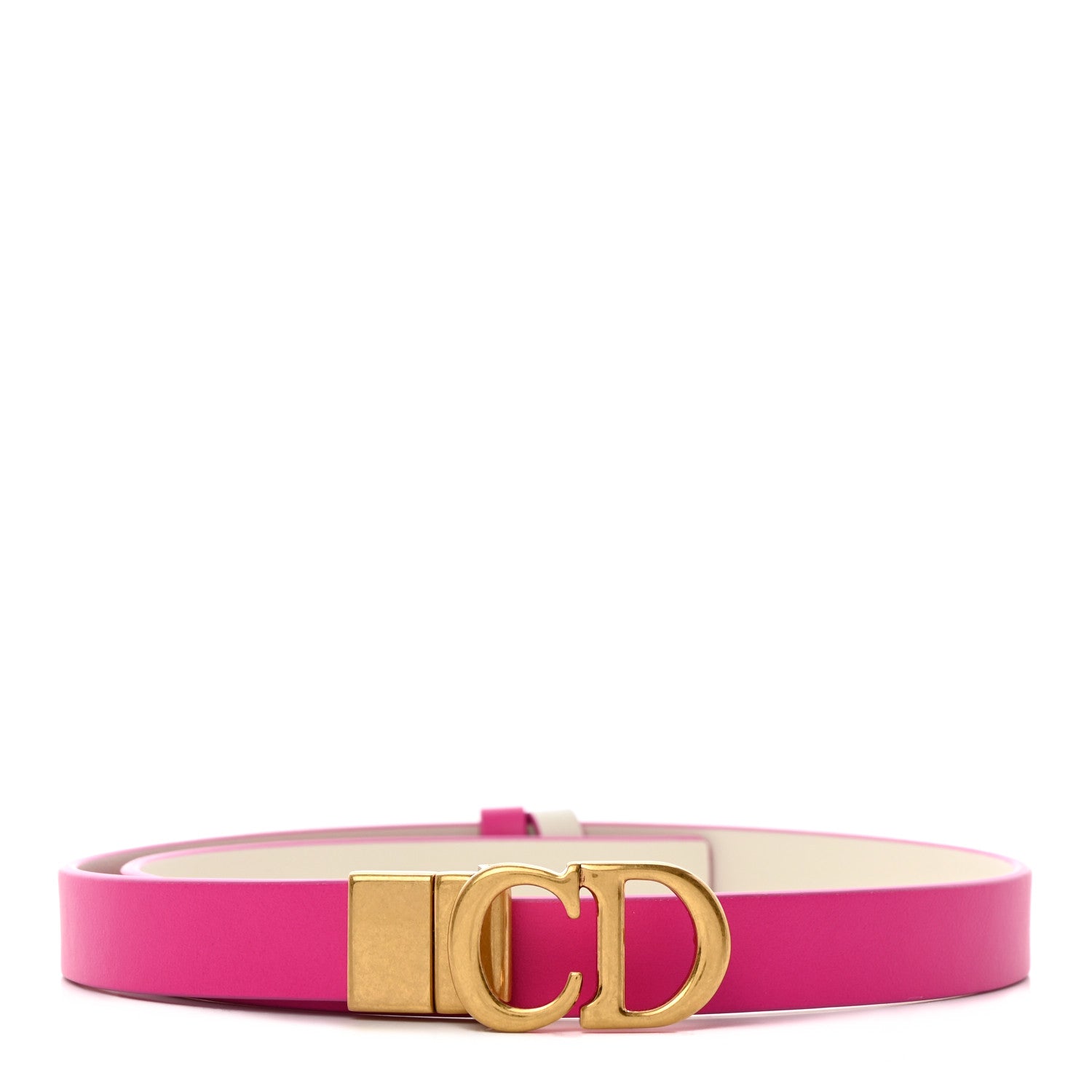 Dior belt authentic saddle belt Saddle Loop Belt Black Smooth Calfskin, 20 MM | DIOR main image 4