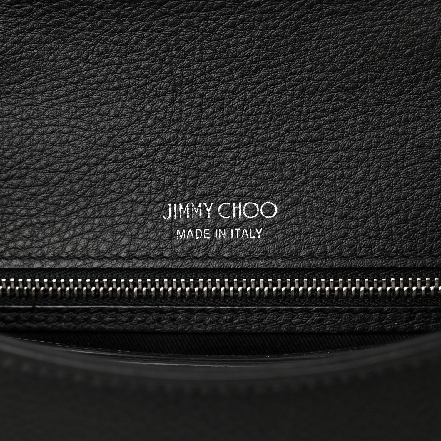 Jimmy Choo Calfskin Crystal Medium Cheri Top Handle Bag Black 6 of 12