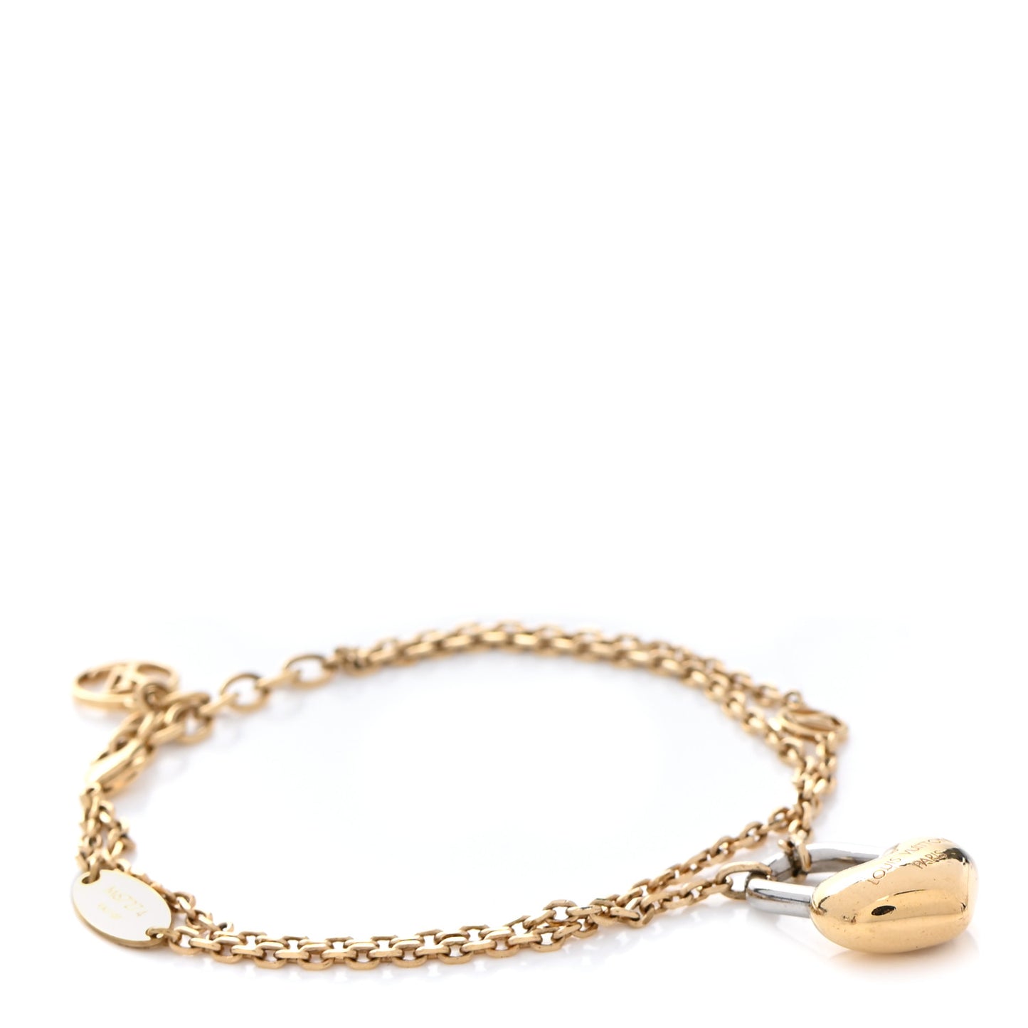 LV Crazy In Lock Bracelet Gold Silver
