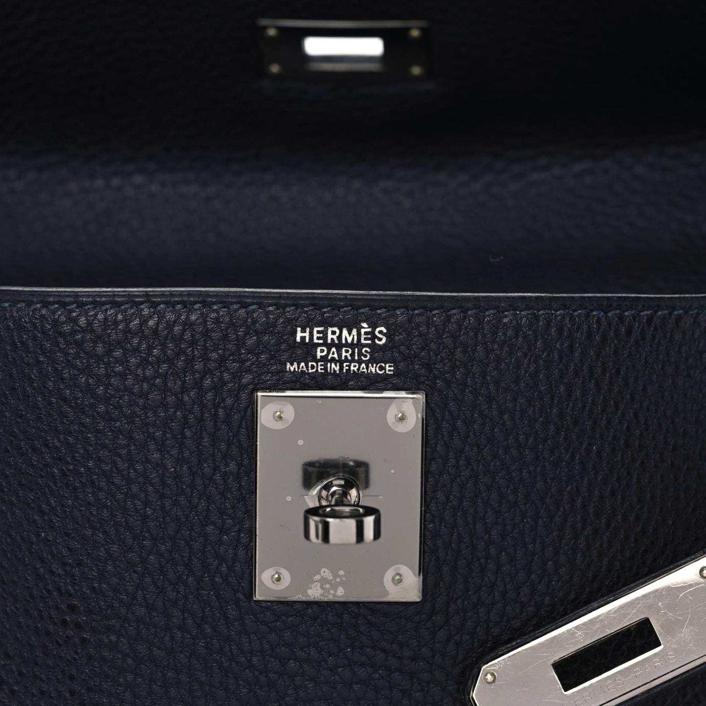 Togo Bi-Color Kelly Retourne 32 Indigo Blue Jean