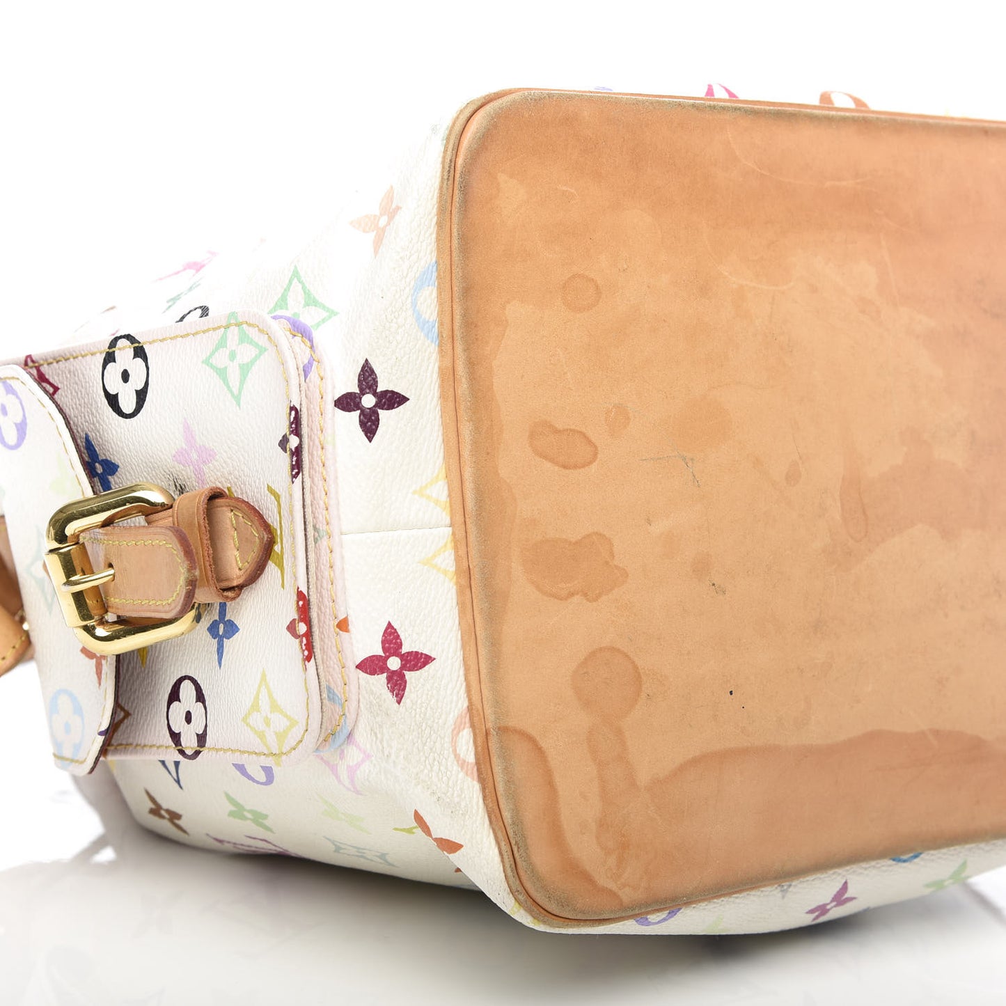 Monogram Multicolor Petit Noe White