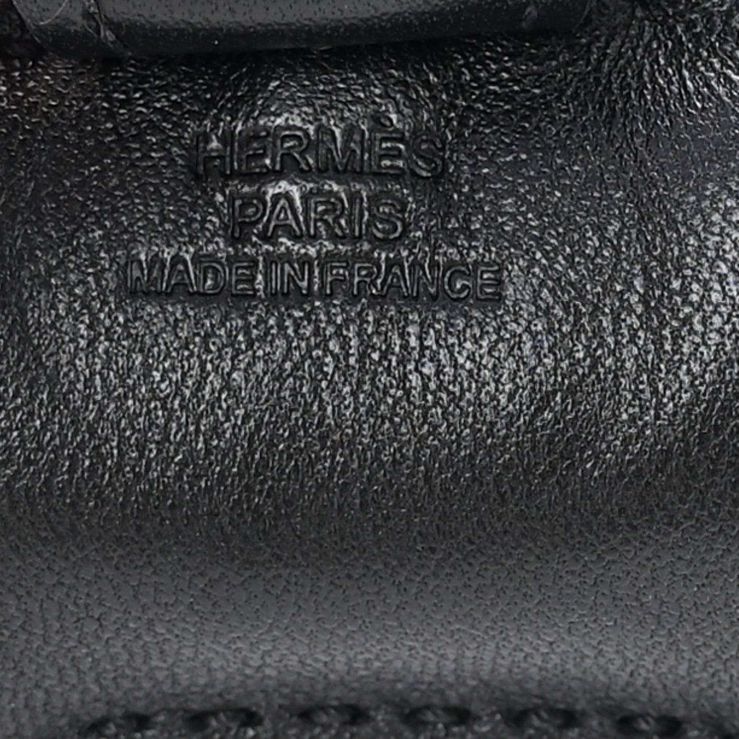 Milo Lambskin Grigri Rodeo Horse Bag Charm PM So Black