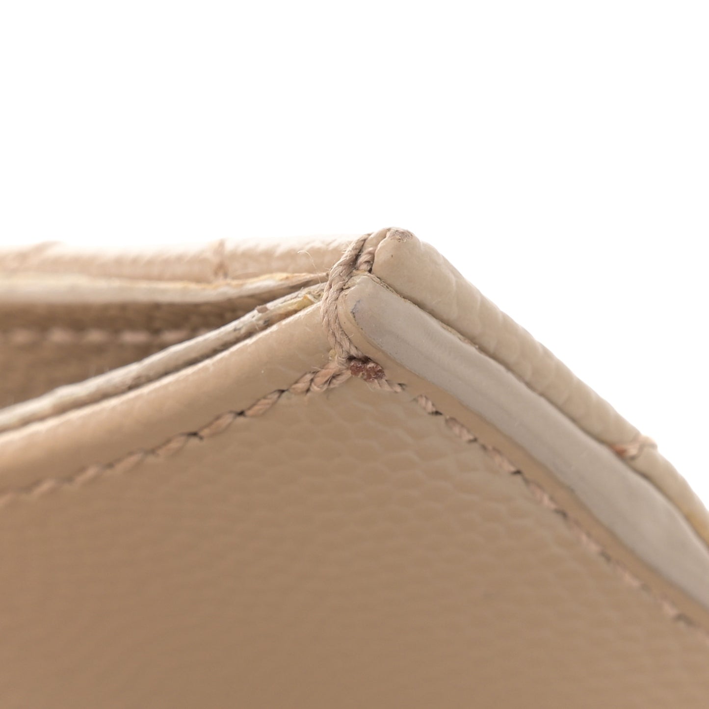 Grain De Poudre Textured Mixed Matelasse Medium Triquilt Monogram Satchel Dark Beige