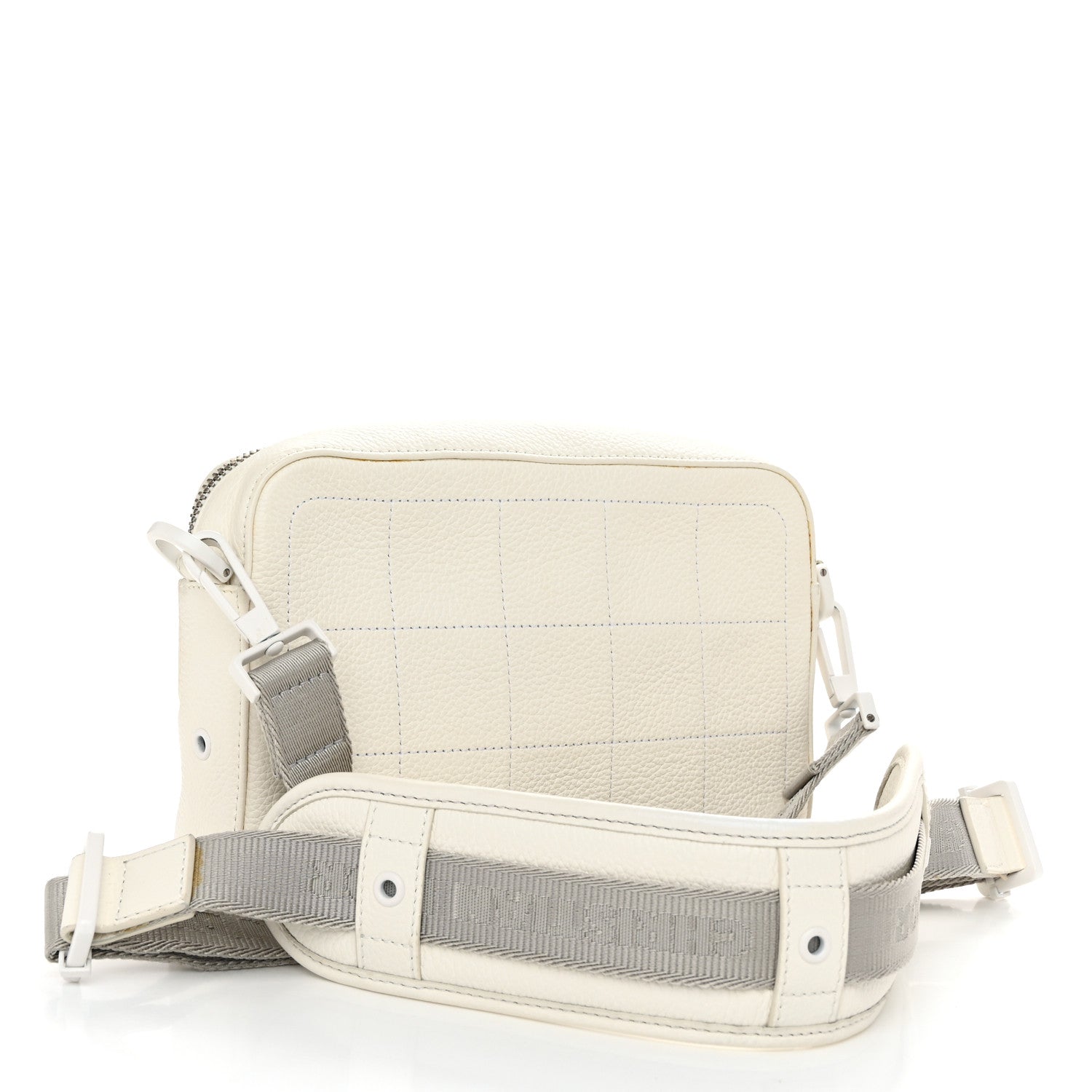 Christian Dior X DANIEL ARSHAM Grained Calfskin Safari Messenger Bag White 3 of 15