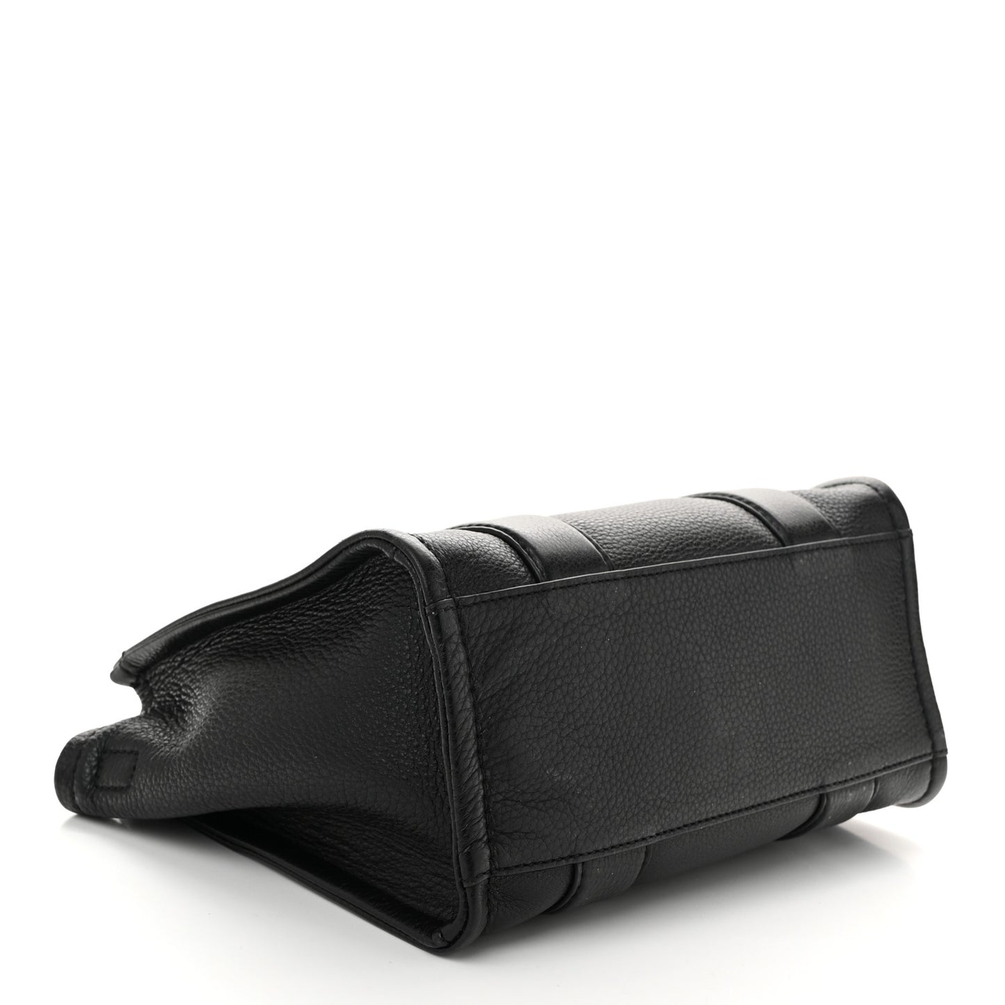 Grained Calfskin Small The Tote Bag Black